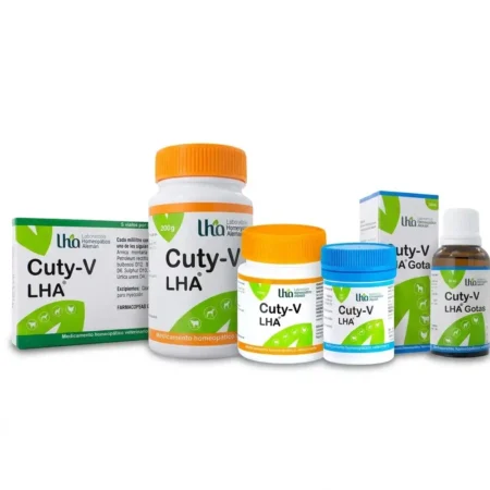 Cuty-V LHA Salud de la Piel y Pelaje para Perros y Gatos (Tratamiento Homeopático Dermatológico)