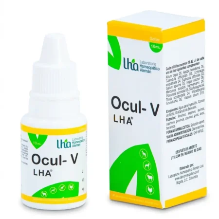 Ocul-V LHA Gotas Oftálmicas para Perros y Gatos (Solución Ocular Homeopática 10 mL)
