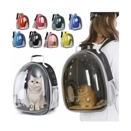 Maleta Transportadora Transparente Astropets para Gatos y Perros Pequeños